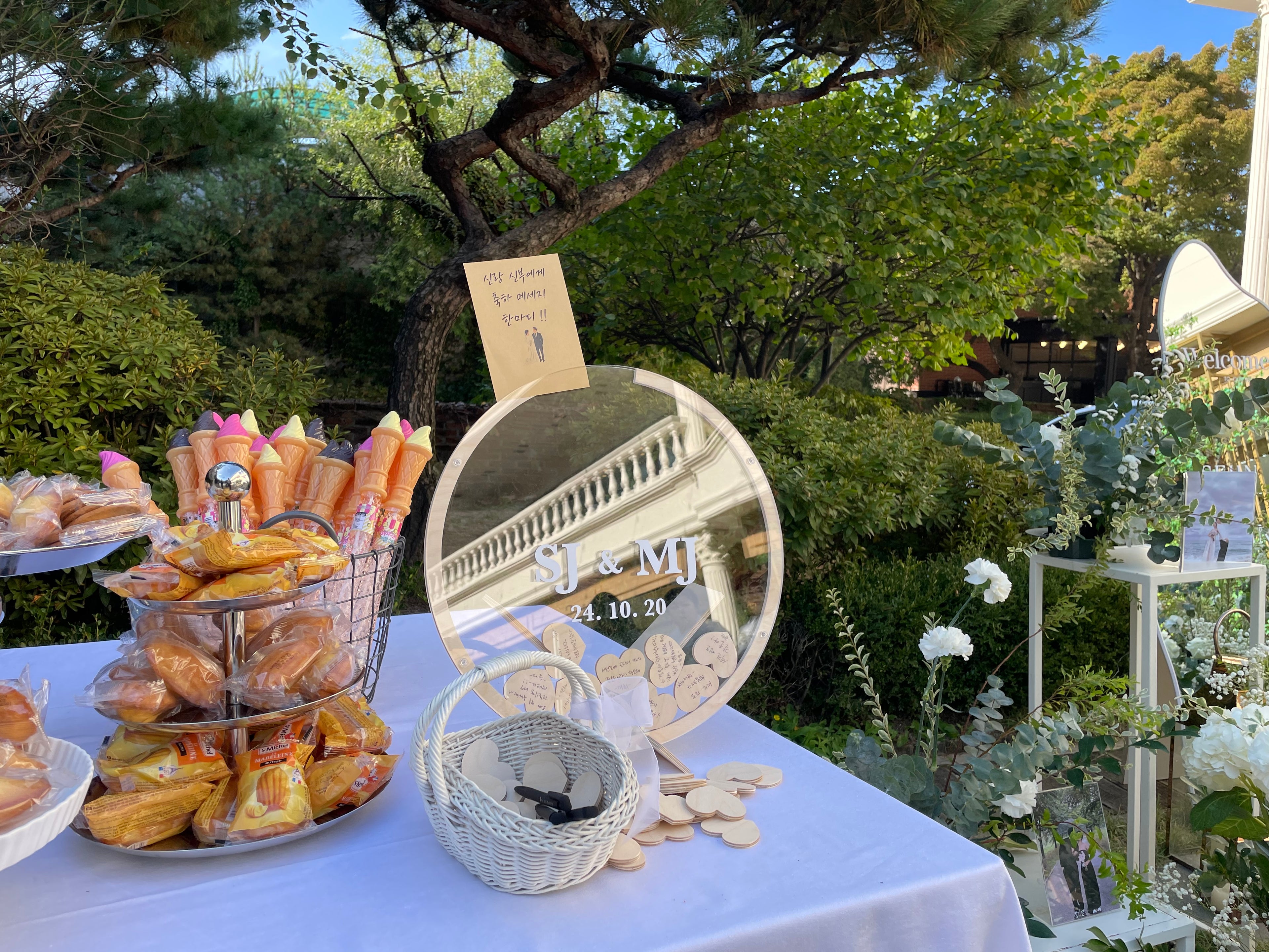 Personalized Drop Box Guest Book | Custom Names & Date Application by Dattda (Standard Size)