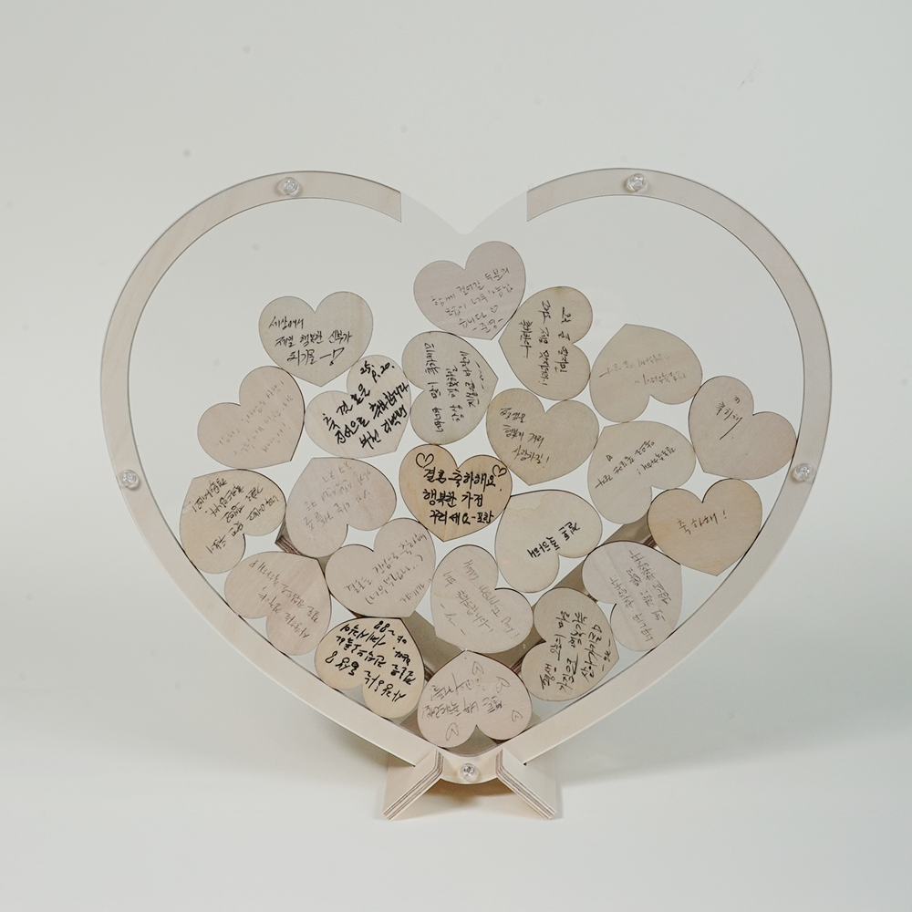 Personalized Drop Box Guest Book | Custom Names & Date Application by Dattda (Mini Size)