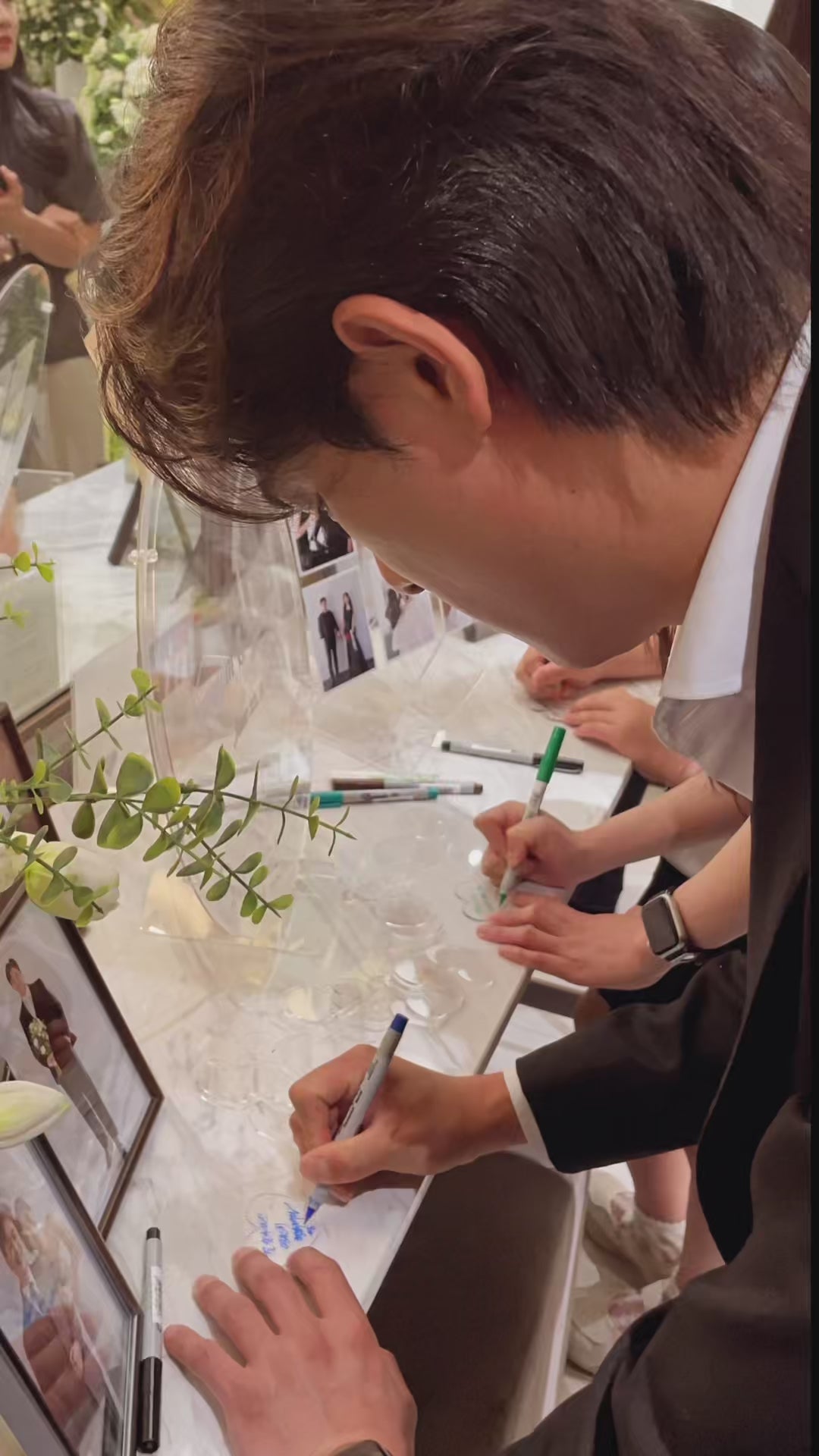 Personalized Drop Box Guest Book | Custom Names & Date Application by Dattda (Standard Size, Acrylic)